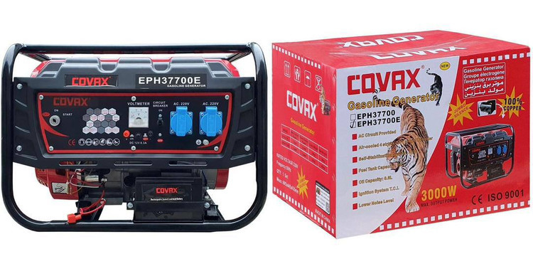 موتور برق بنزینی کواکس مدل EPH37700E توان ۳.۵ کیلووات