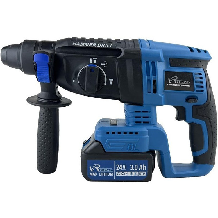 ریل بتن کن شارژی ویوارکس مدل VR2426RH با دو باتری 20ولت و ۱۱۵۰ ضربه در دقیقه