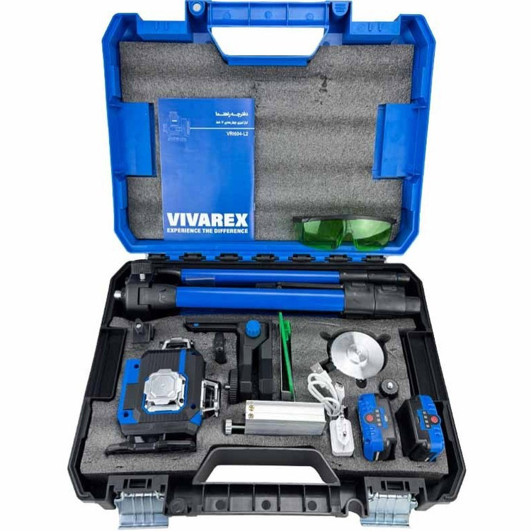 تراز لیزری ویوارکس مدل VR1604-L2 ۴ بعدی ۱۶ خط ۳۶۰ درجه نور سبز