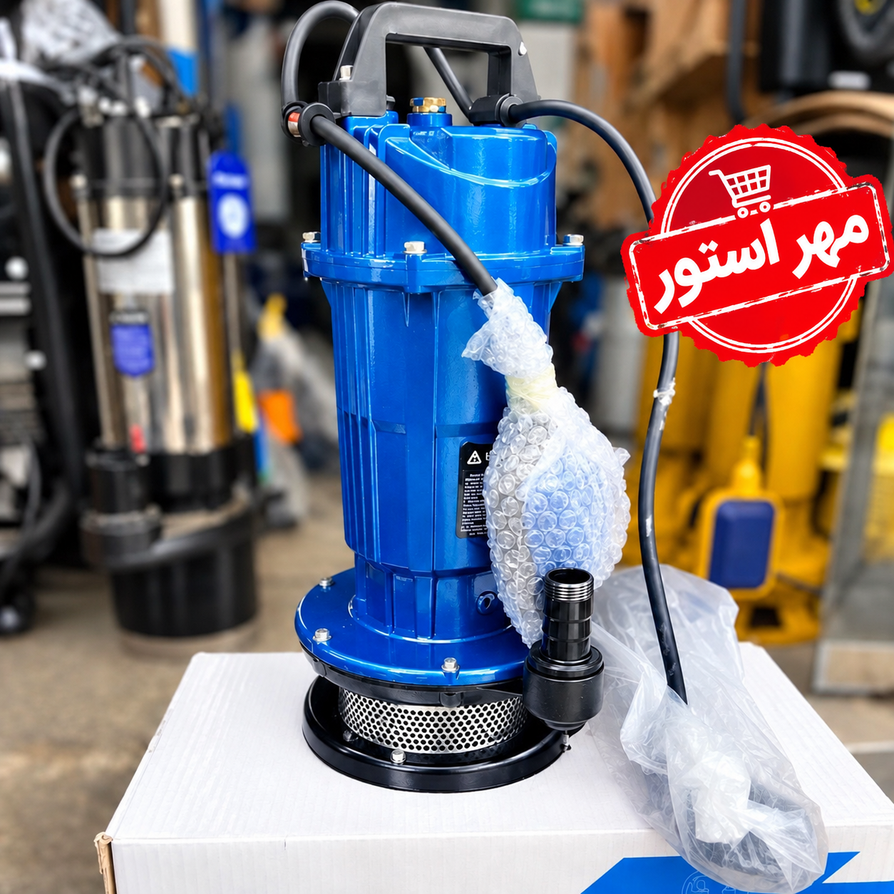 کفکش تیموکس مدل QDX1.5-34-0.75F ظرفیت ۳۴ متری تک فاز ۱ اینچ فلوتر دار
