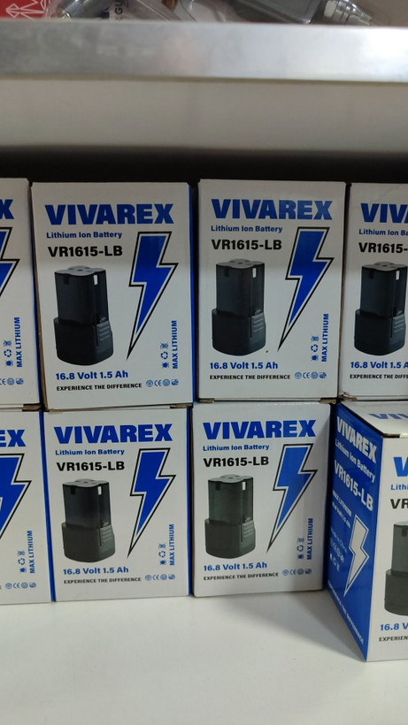 باتری دریل شارژی ویوارکس مدل VR1615-LB ظرفیت ۱۶.۸ ولت