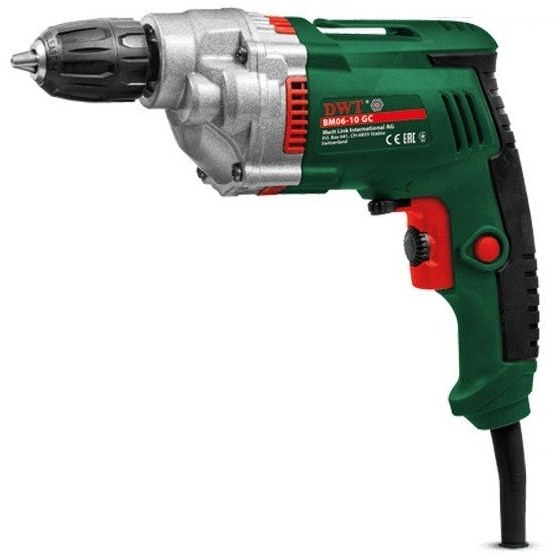 دریل 10 میلیمتری گیربکسی اتوماتیک مدل BM06-10GC دی دبلیو تی DWT (با ضمانت شرکتی)