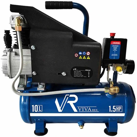 کمپرسور باد روغنی ویوارکس مدل VR1010-AC ظرفیت ۱۰ لیتر